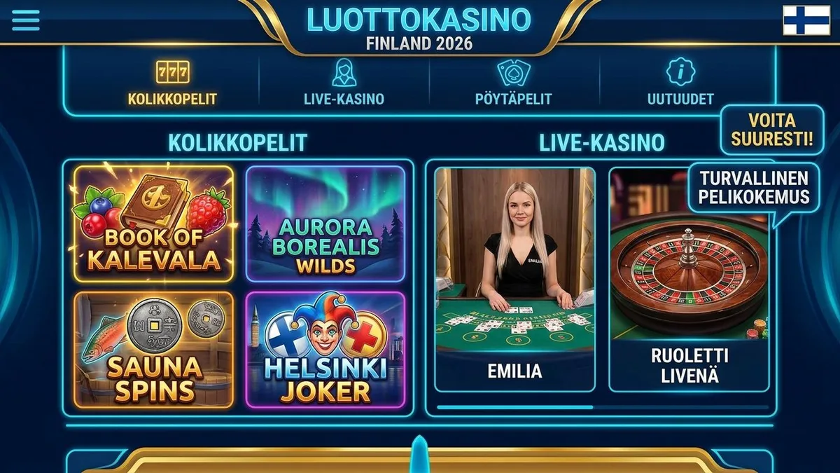 Kasinopelit Luottokasinolla
